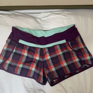 Lululemon Berry Yum Tracker Shorts Size 10